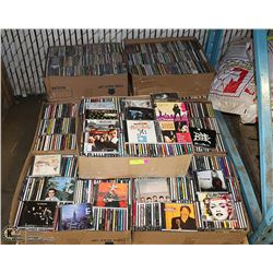 PALLET OF OVER 1000 CDS SELECTION OF RARE, POPULAR