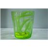 Image 1 : HAND BLOWN GREEN ART GLASS