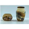 Image 1 : 2 PC SOUTHWEST POTTERY SIGNED/STAMPED