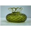 Image 1 : HANDBLOWN GREE SPIRAL SWIRL ART GLASS VASE
