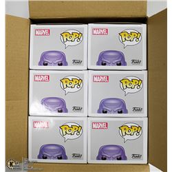 BOX WITH 6 AVENGERS THANOS FUNKO POP BOBBLE HEADS