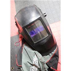 LINCOLN ELECTRIC WELDING HELMET GENTLY USED