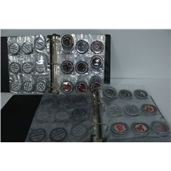 TWO BINDERS OF KATCH COLLECTIBLE MEDALLION