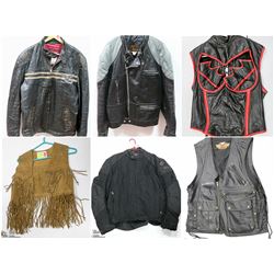 FEATURED LEATHER JACKETS AND BIKER WEAR