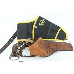 2 MISCELLANEOUS GUN HOLSTERS