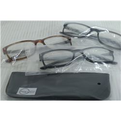 NEW 3 PACK FOSTER GRANT READING GLASSES +1.25