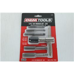 NEW OEMTOOLS 6 PC TAP WRENCH SET - SAE