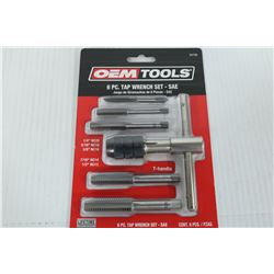 NEW OEMTOOLS 6 PC TAP WRENCH SET - SAE