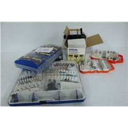MISCELLANEOUS DREMEL BITS & PIECES 5 KITS OF