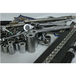 LARGE FLAT OF MECHANICS RATCHETS &