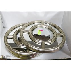MIRROR SET 3 ROUND SILVER