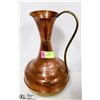 Image 1 : LARGE COPPER JUG