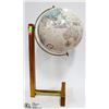 Image 1 : 3 FT. UNIQUE MID MODERN GLOBE ON WOOD STAND TURNS