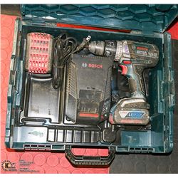 1 BOSCH 18V LITHIUM ION 1/2 INCH DRILL