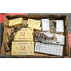 LARGE LOT OF NEW WIND CHIMES