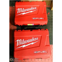 2 MILWAUKEE M12 FUEL CASES
