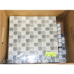 10 ½ SQ FT OFF GLASS TILE FOR BACKSPLASH