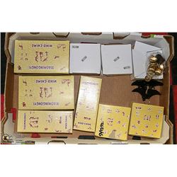 LARGE LOT OF NEW WIND CHIMES