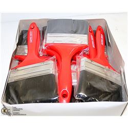 BOX OF 12 NEW 4 INCH PAINT BRUSHES