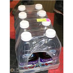 CASE WITH 8-1.89L BOTTLES OF OCEAN SPRAY CRANBERRY