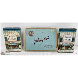 LOT OF COLLECTIBLE TOBACCO TINS