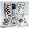 Image 1 : 6 LICENSE PLATES INCL. YUKON SAMPLE PLATE
