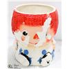 Image 1 : RAGGITY ANDY COOKIE JAR NEEDS REFURBISHING