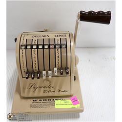 VINTAGE PAYMASTER MACHINE