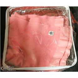 VINTAGE PURE VIRGIN WOOL PINK BLANKET