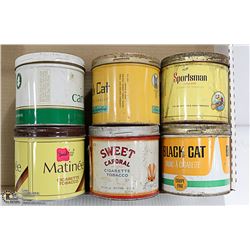 VINTAGE TOBACCO TINS