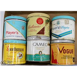 VINTAGE TOBACCO TINS