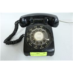 VINTAGE ROTORY TELEPHONE BLACK