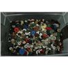 Image 1 : LARGE BOX OF VINTAGE BUTTONS