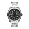 Image 2 : NEW DIESEL 46MM BLACK DIAL ST STEEL WATCH MSRP$247