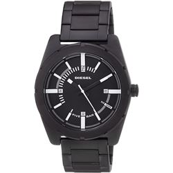 NEW DIESEL BLACK DIAL 46MM ION PLATED MSRP $229