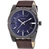 Image 1 : NEW DIESEL BLUE DIAL LEATHER STRAP 42MM MSRP $249