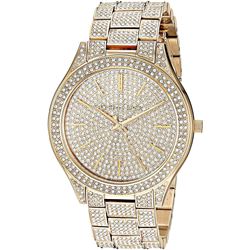 NEW MICHAEL KORS RUNWAY GOLD WATCH MSRP $629