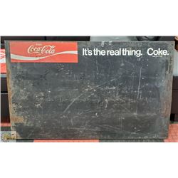 COKE SIGN METAL GENUINE
