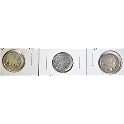 BUFFALO NICKEL LOT: