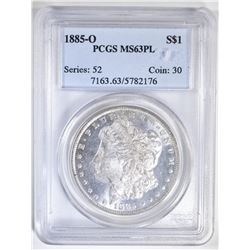 1885-O MORGAN DOLLAR PCGS MS-63 PL