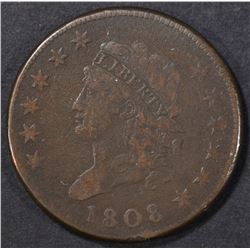 1808 LARGE CENT  VF