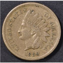1859 INDIAN HEAD CENT  XF