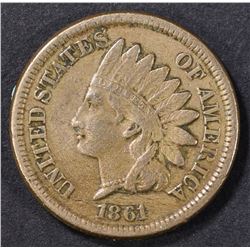 1861 INDIAN HEAD CENT  XF/AU