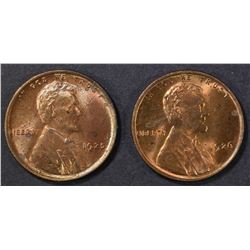 1925 & 26 LINCOLN CENTS  CH/GEM BU