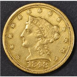 1848-C $2.5 GOLD LIBERTY  CH UNC
