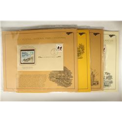 4 ASSORTED 1978 ENVELOPES SHOWCASING MINT