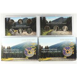 2004 & 2006 US MINT WESTWARD JOURNEY NICKEL SETS