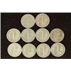 Image 2 : 10 ASSORTED 1940'S MERCURY DIMES