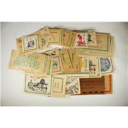 40 ASSORTED WOODEN NICKELS 1970'S-80'S