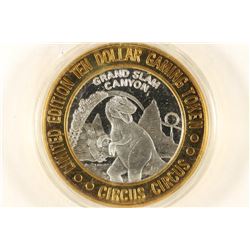 CASINO $10 SILVER TOKEN (UNC) CIRCUS CIRCUS